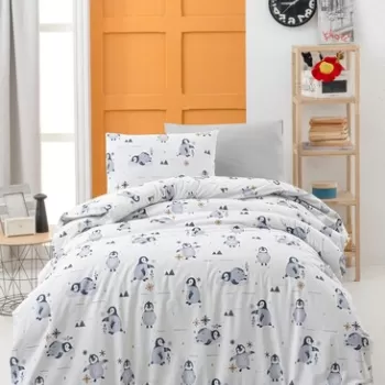 Lenjerie de pat pentru o persoana, Happy Young, Life Style, Bumbac Ranforce imagine