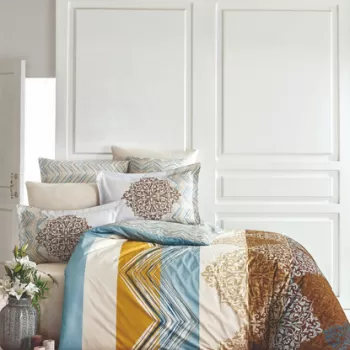 Lenjerie de pat pentru o persoana, Julia, Pearl Home, Bumbac Ranforce imagine