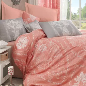 Lenjerie de pat pentru o persoana, Madam Lili, Pearl Home, Bumbac Ranforce imagine