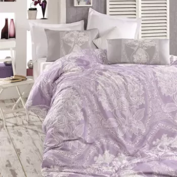 Lenjerie de pat pentru o persoana, Madam Lili, Pearl Home, Bumbac Ranforce imagine