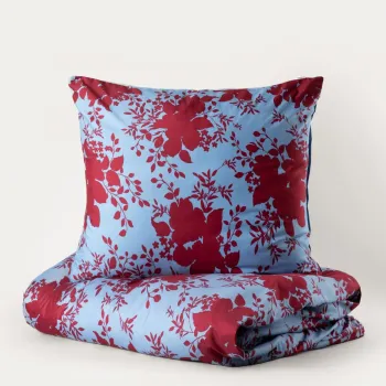 Lenjerie de pat pentru o persoana, Megan, Homla, 2 piese, 140x200 cm, microfibra din poliester, multicolor imagine