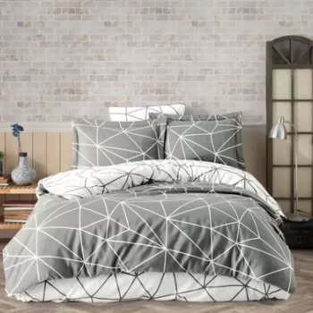 Lenjerie de pat pentru o persoana, Metaverse, Pearl Home, Bumbac Ranforce imagine