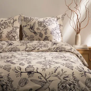 Lenjerie de pat pentru o persoana Pamela, Homla, 2 piese, 155x220 cm, bumbac, multicolor imagine