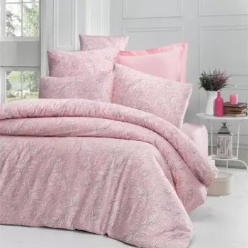 Lenjerie de pat pentru o persoana Single XL (DE), Verano - Powder, Victoria, Bumbac Satinat imagine