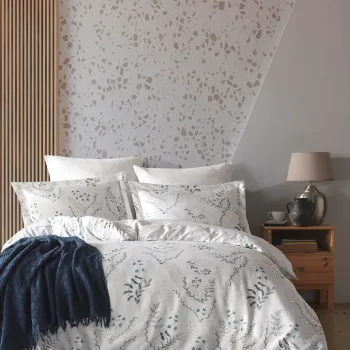 Lenjerie de pat pentru o persoana Single XXL (DE), L'essentiel Maison, Aqua, Alb / Gri / Albastru imagine