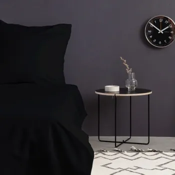 Lenjerie de pat pentru o persoana Single XXL (DE), L'essentiel Maison, De Black, Negru imagine