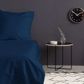 Lenjerie de pat pentru o persoana Single XXL (DE), L'essentiel Maison, De Petrol Blue, Albastru petrol imagine