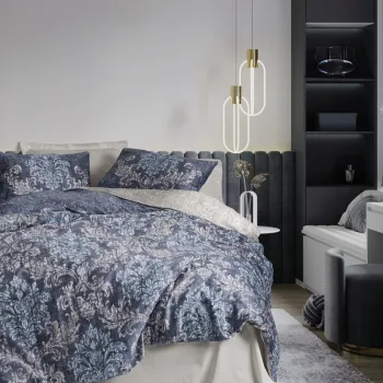 Lenjerie de pat pentru o persoana Single XXL (DE), L'essentiel Maison, Owen, Bej imagine