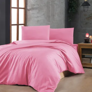 Lenjerie de pat pentru o persoana Single XXL (DE), L'essentiel Maison, Pink, Roz imagine