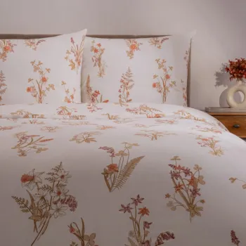 Lenjerie de pat pentru o persoana Vittoria, Homla, 2 piese, 140x200 cm, bumbac, multicolor imagine