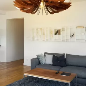 Lustra, 159-T, FullHouse, 52 x 11 cm, 1 x E27, 60W, maro imagine