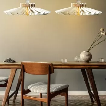 Lustra 2 piese, 160, FullHouse, 52 x 45 cm, 1 x E27, 60W, alb imagine