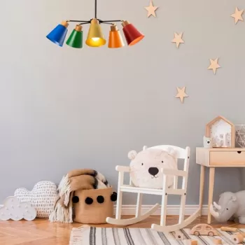 Lustra, Alby, 525NOR1245, Metal, Multicolor imagine