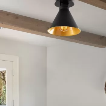 Lustra, Alby, 525NOR1307, Metal, Negru imagine