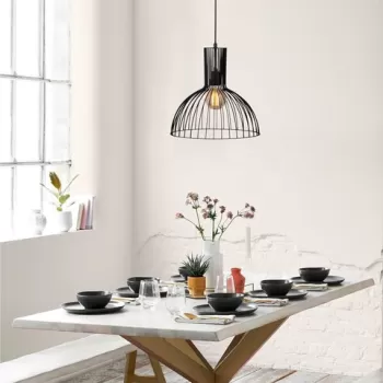 Lustra, Alby, 527ABY1754, Metal, Negru imagine