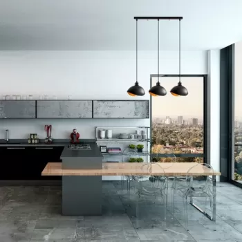 Lustra, Alby, 527ABY1824, Metal, Negru imagine