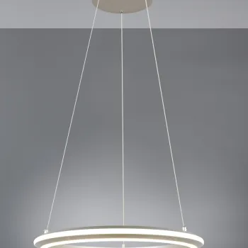 Lustra Amador, TRIO, 45x150 cm, 34W, 1x SMD, metal, argintiu mat imagine