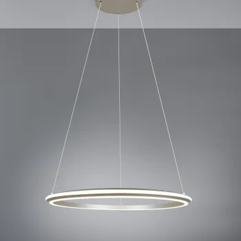 Lustra Amador, TRIO, 75x150 cm, 48W, 1x SMD, metal, argintiu mat imagine