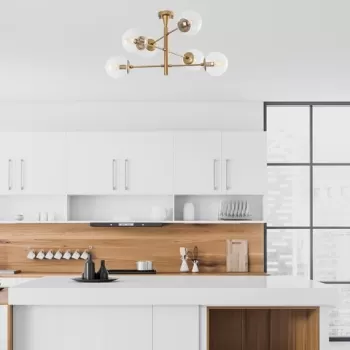 Lustra, Arge - 10174, Fulgor, 75 x 75 x 40 cm, 6 x E14, 40W, auriu imagine