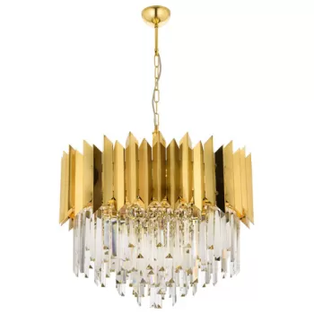 Lustra, Aurora, 301AUR1173, Metal, Auriu imagine