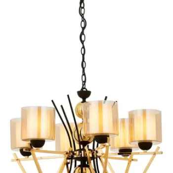 Lustra, Aurora, 301AUR1231, Metal, Auriu imagine