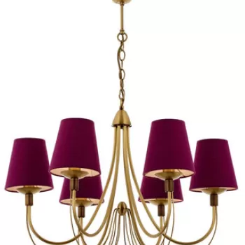 Lustra, Aurora, 301AUR1279, Metal, Violet / Auriu imagine