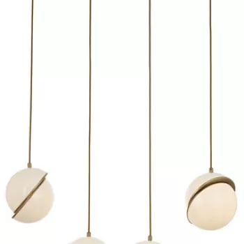 Lustra, Aurora, 301AUR1293, Metal, Alb / Vintage imagine