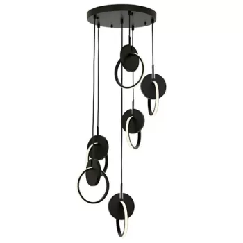 Lustra, Aurora, 301AUR1320, Metal, Alb/Negru imagine