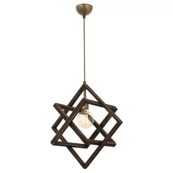 Lustra, AV-1765-1E, Avonni, 30 x 80 cm, 1 x E27, 60W, aramiu antic imagine