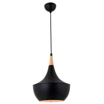 Lustra, AV-4106-A7-BSY, Avonni, 40 x 90 cm, 1 x E27, 60W, negru imagine