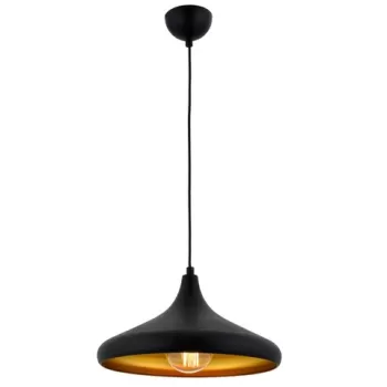 Lustra, AV-4106-M8-BSY-36, Avonni, 35 x 80 cm, 1 x E27, 60W, negru imagine