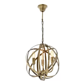 Lustra, AV-4183-3E, Avonni, 36 x 75 cm, 3 x E27, 60W, aramiu antic imagine