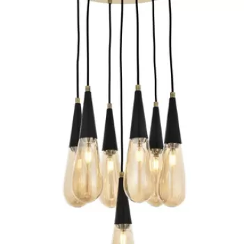 Lustra, Avonni, 683AVN1181, Metal, Maro antichizat imagine