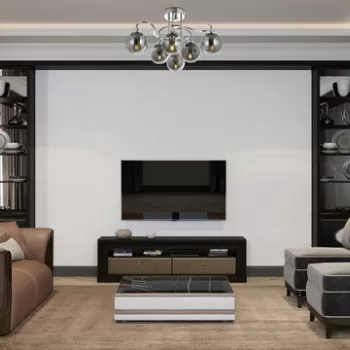 Lustra, Avonni, 683AVN1198, Metal, Crom imagine