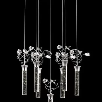 Lustra, Avonni, 683AVN1215, Metal, Crom imagine