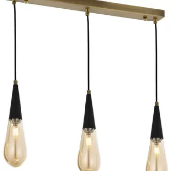 Lustra, Avonni, 683AVN1219, Metal, Maro antichizat imagine