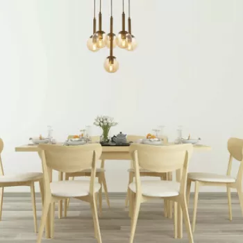 Lustra, Avonni, 683AVN1250, Metal, Maro antichizat imagine