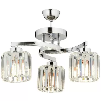 Lustra, Avonni, 683AVN1436, Metal, Crom imagine