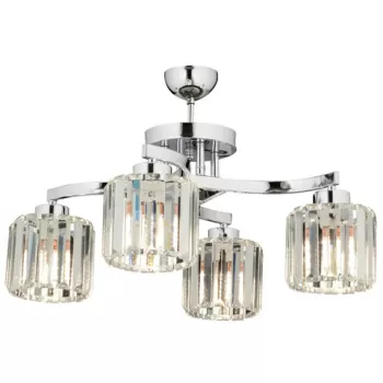 Lustra, Avonni, 683AVN1438, Metal, Crom imagine