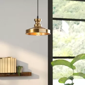 Lustra, Berceste - 182VINTAGE-S, Sheen, 22 x 22 x 109 cm, 1 x E27, 40W, auriu imagine