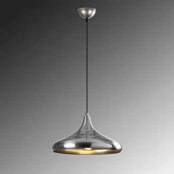 Lustra, Berceste - 209-S, Sheen, 35 x 35 x 116 cm, 1 x E27, 40W, argintiu imagine