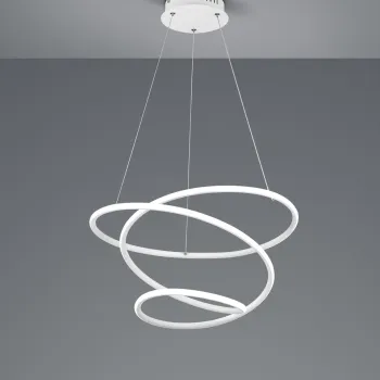 Lustra Bologna, RL, 50x150 cm, 36W, 1x SMD LED, metal, alb mat imagine