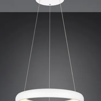 Lustra Cardona, TRIO, 62x150 cm, 38W, 1x SMD LED, metal, alb mat imagine