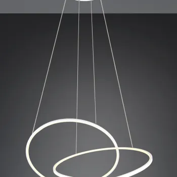 Lustra Darvin, TRIO, 84x66x150 cm, 52W, 1x SMD, metal, alb mat imagine