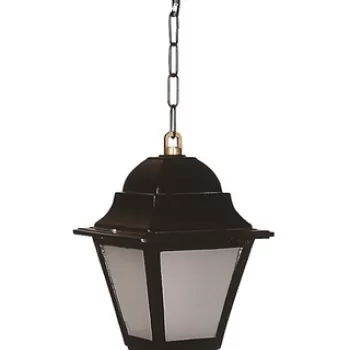 Lustra de exterior, Avonni, 685AVN1187, Plastic ABS, Alb/Negru imagine