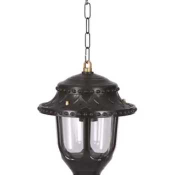 Lustra de exterior, Avonni, 685AVN1194, Plastic ABS, Negru imagine