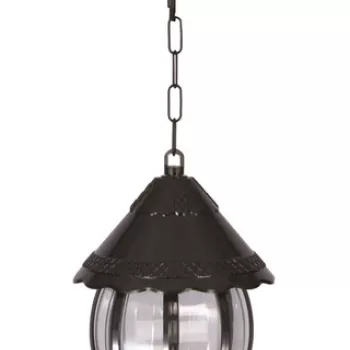 Lustra de exterior, Avonni, 685AVN1222, Plastic ABS, Negru imagine