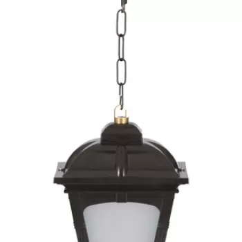 Lustra de exterior, Avonni, 685AVN1232, Plastic ABS, Negru imagine