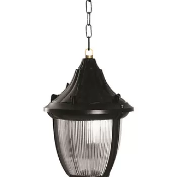 Lustra de exterior, Avonni, 685AVN1237, Plastic ABS, Negru imagine