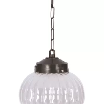 Lustra de exterior, Avonni, 685AVN1248, Plastic ABS, Negru imagine